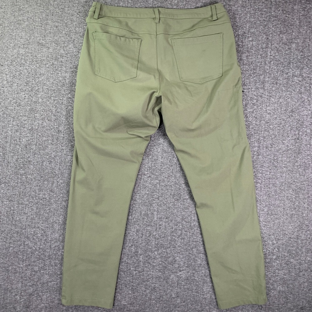 BYLT Everday Pant 2.0 Mens 38x30 Green Performance Stretch Athleisure - Picture 8 of 9